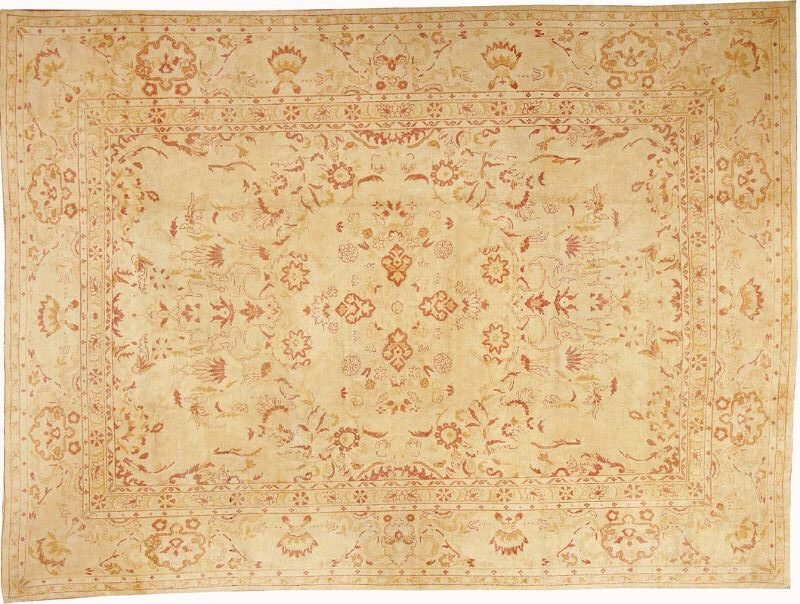 Horizontal Antique Agra Oriental Rug 43210 by Nazmiyal Rugs
