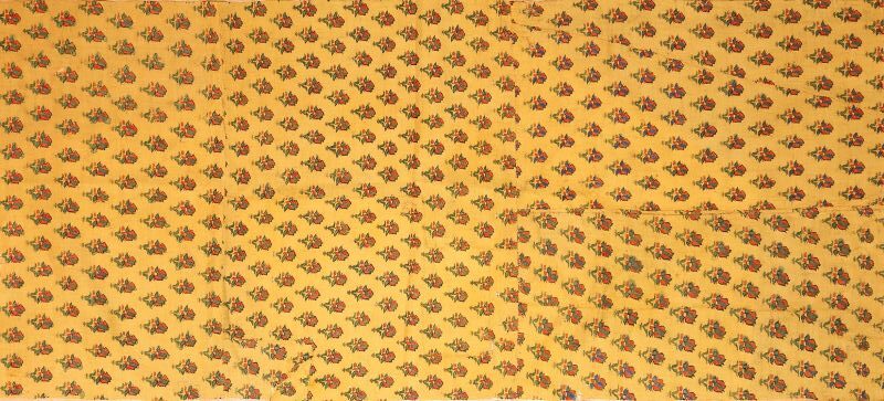 Horizontal Antique Silk Kashmir Mughal Shawl 49092 by Nazmiyal Rugs