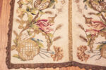 Left Corner of Antique Italian Banner Embroidery Left Corner of Antique Italian Banner Embroidery 73846 by Nazmiyal Antique Rugs