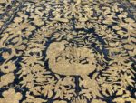 Middle of Blue Antique Balkan Embroidery Textile 72402 by Nazmiyal Antique Rugs
