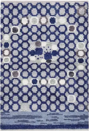 Modern Custom Scandinavian Rug Sample 50748 by Nazmiyal Antique Rugs