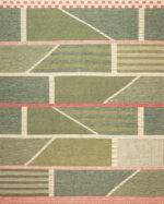 Modern Swedish Inspired Kilim Rug Spring Geometry 73881 by Nazmiyal Collection