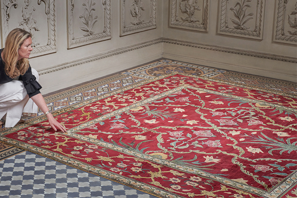 Pashmina Carpet From Shah Jahan's Royal Court