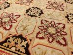 Pattern of Antique Needlepoint English Rug Pattern of Antique Needlepoint English Rug 43967 by Nazmiyal Collection