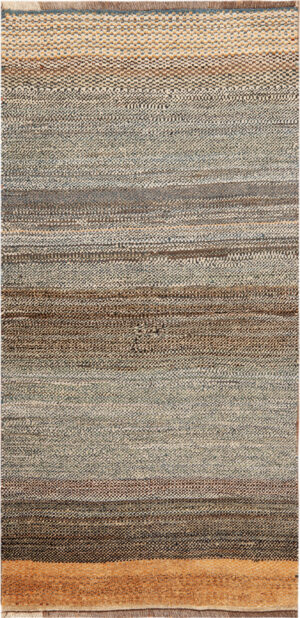 Small Vintage Persian Gray Tone Gabbeh Rug 73909 by Nazmiyal Collection