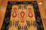 Top of 19th Century Silk Antique Ikat Uzbek Floral Suzani Top of 19th Century Silk Antique Ikat Uzbek Floral Suzani 73353 by Nazmiyal Antique Rugs