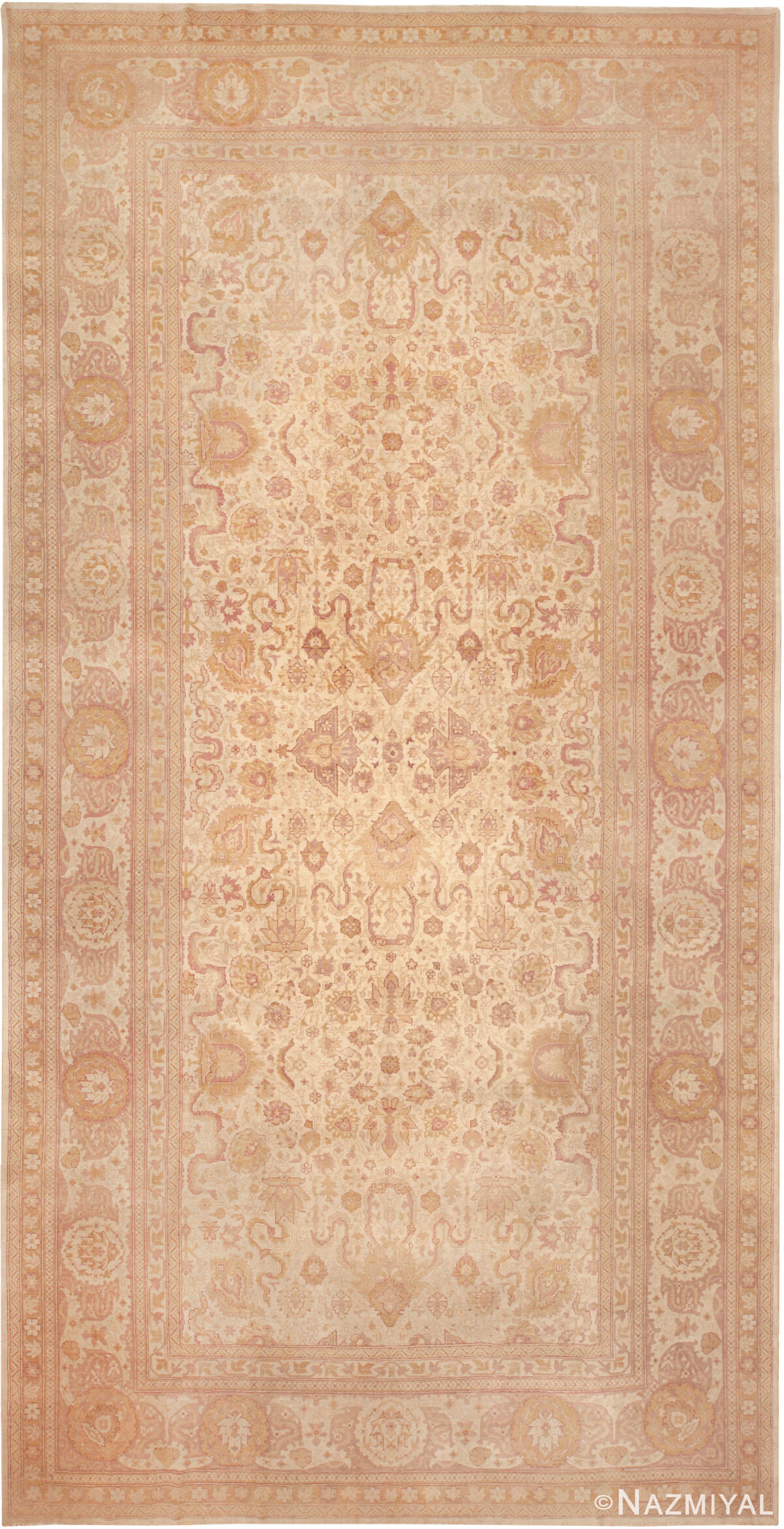 Oversized Antique Indian Amritsar Rug 73763 by Nazmiyal Antique Rugs