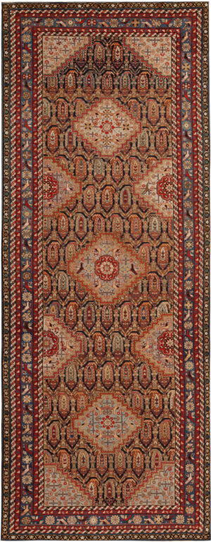 Antique Caucasian Baku Khila Rug 73929 by Nazmiyal Rugs