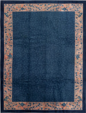 Antique Chinese Blue Nichols Rug 73922 by Nazmiyal Rugs