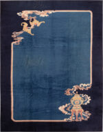 Antique Chinese Blue Rug Antique Chinese Blue Rug 73918 by Nazmiyal Antique Rugs