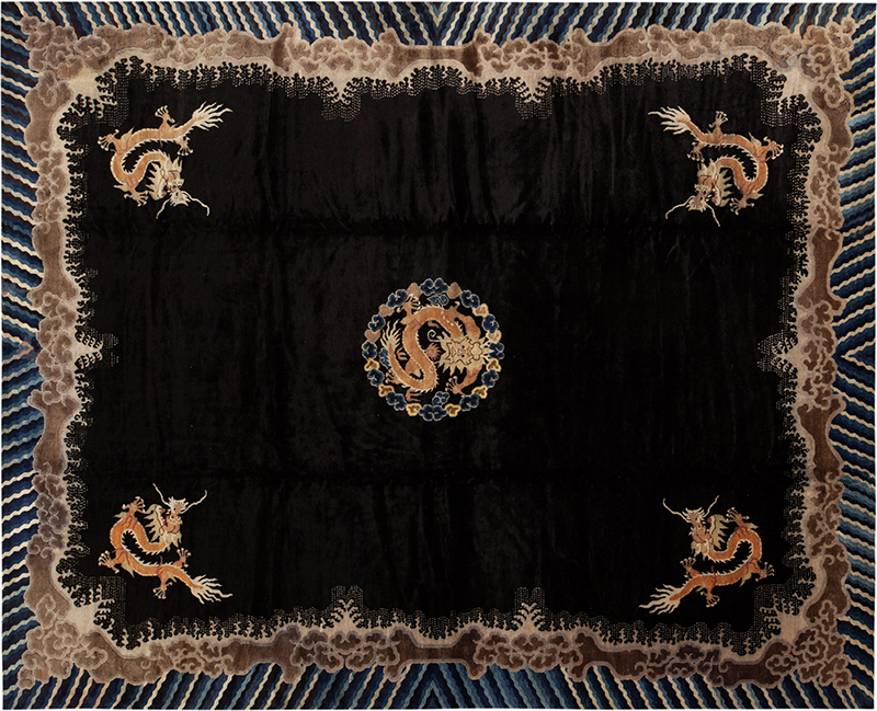Antique Chinese Peking Rug, c. 1920s, 11 ft 10 in x 14 ft 6 in — Nazmiyal #73914