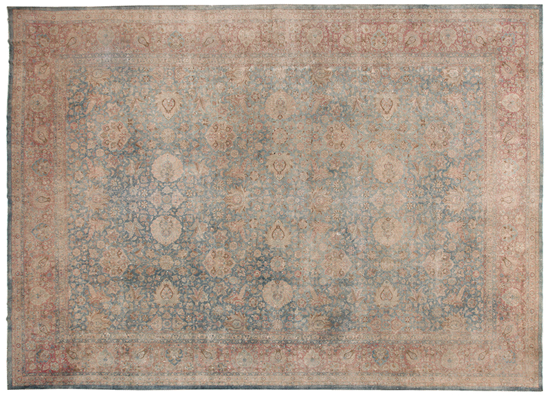Decorative Allover Design Antique Persian Kerman Rug 50077