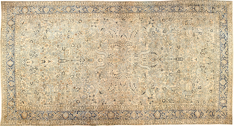 Antique Persian Khorassan Rug, c. 1920s, 14 ft 4 in x 28 ft — Nazmiyal #48825