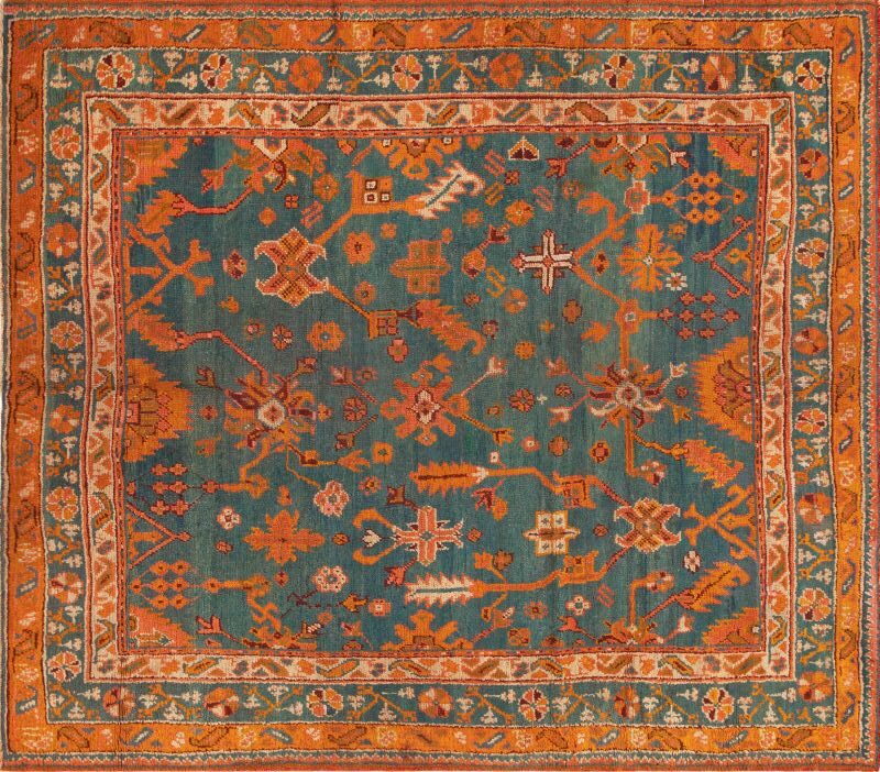 Antique Turkish Oushak Rug 73512 by Nazmiyal Seminar Blog