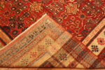 Back of Antique Central Asian Red Khotan Rug 73927 by Nazmiyal Rugs