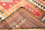 Back of Vintage Persian Gabbeh Geometric Rug 73899 by Nazmiyal Rugs
