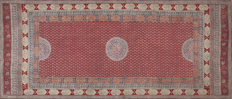 Antique Persian Khorassan Kalamkari / Qalamkari Textile — Nazmiyal Collection #72641