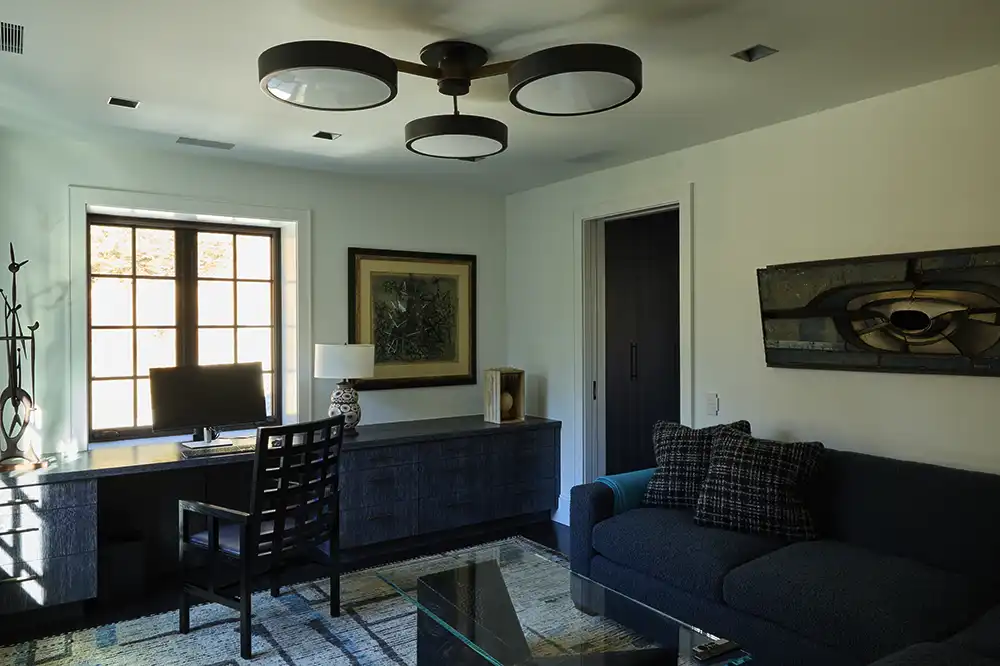 Blue Hues Rug in Interior Design by Glenn Gissler | Nazmiyal