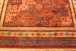 Bottom of Antique Central Asian Red Khotan Rug 73927 by Nazmiyal Rugs