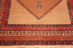 Bottom of Antique Persian Geometric Serab Rug Bottom of Antique Persian Geometric Serab Rug 71829 by Nazmiyal Rugs