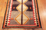 Bottom of Small Vintage Persian Bold Geometric Gabbeh Rug 73906 by Nazmiyal Rugs