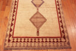 Bottom of Small Vintage Persian Neutral Tone Gabbeh Rug Bottom of Small Vintage Persian Neutral Tone Gabbeh Rug 73905 by Nazmiyal Rugs