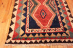 Bottom of Vintage Persian Gabbeh Diamond Rug Bottom of Vintage Persian Gabbeh Diamond Rug 73900 by Nazmiyal Rugs
