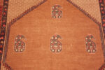 Center of Antique Persian Geometric Serab Rug Center of Antique Persian Geometric Serab Rug 71829 by Nazmiyal Rugs