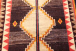 Center of Small Vintage Persian Bold Geometric Gabbeh Rug 73906 by Nazmiyal Rugs