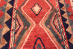 Center of Vintage Persian Gabbeh Diamond Rug Center of Vintage Persian Gabbeh Diamond Rug 73900 by Nazmiyal Rugs
