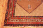 Corner of Antique Persian Geometric Serab Rug Corner of Antique Persian Geometric Serab Rug 71829 by Nazmiyal Rugs