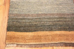 Corner of Vintage Persian Gray Tone Gabbeh Rug Corner of Vintage Persian Gray Tone Gabbeh Rug 73909 by Nazmiyal Rugs
