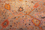 Detail of Antique Turkish Oushak Rug Detail of Antique Turkish Oushak Rug 73895 by Nazmiyal Rugs