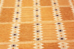 Detail of Contemporary Gold Astonishing Scandinavian Inspired Rug 73884 by Nazmiyal Rugs