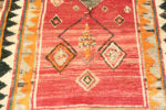 Detail of Vintage Persian Gabbeh Geometric Rug 73899 by Nazmiyal Rugs