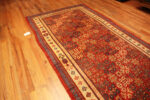 Floor of Antique Central Asian Red Khotan Rug 73927 by Nazmiyal Rugs