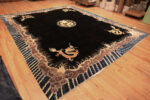 Floor of Antique Chinese Dragon Rug Floor of Antique Chinese Dragon Rug 73914 by Nazmiyal Rugs