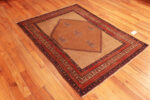 Floor View of Antique Persian Geometric Serab Rug Floor View of Antique Persian Geometric Serab Rug 71829 by Nazmiyal Rugs