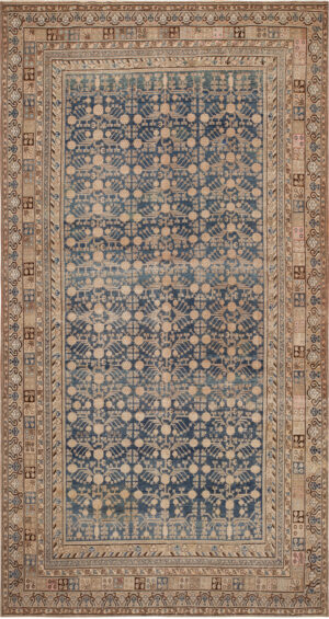 Large Antique East Turkestan Khotan Rug 73742 by Nazmiyal Rugs