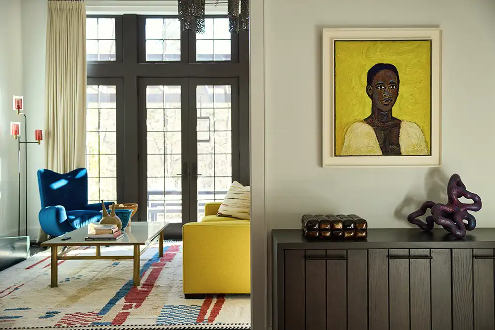 Modern Contemporary Rug in Interior Design by Glenn Gissler | Nazmiyal