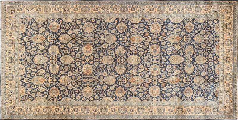 Oversized Antique Persian Kerman Rug 70932 by Nazmiyal Antique Rugs Blog
