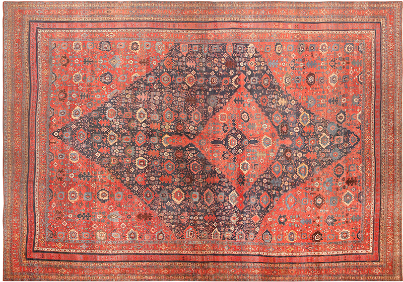Antique Persian Bidjar Rug, c. 1900, 19 ft 5 in x 31 ft 3 in — Nazmiyal #71773
