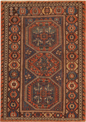 Small Antique Caucasian Soumak Rug 73926 by Nazmiyal Rugs