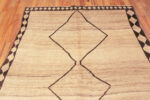 Top of Vintage Persian Gabbeh Ivory Rug 73898 by Nazmiyal Rugs