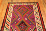 Top of Vintage Persian Qashqai Kilim Rug 73897 by Nazmiyal Rugs