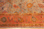 Trim of Antique Turkish Oushak Rug Trim of Antique Turkish Oushak Rug 73895 by Nazmiyal Rugs