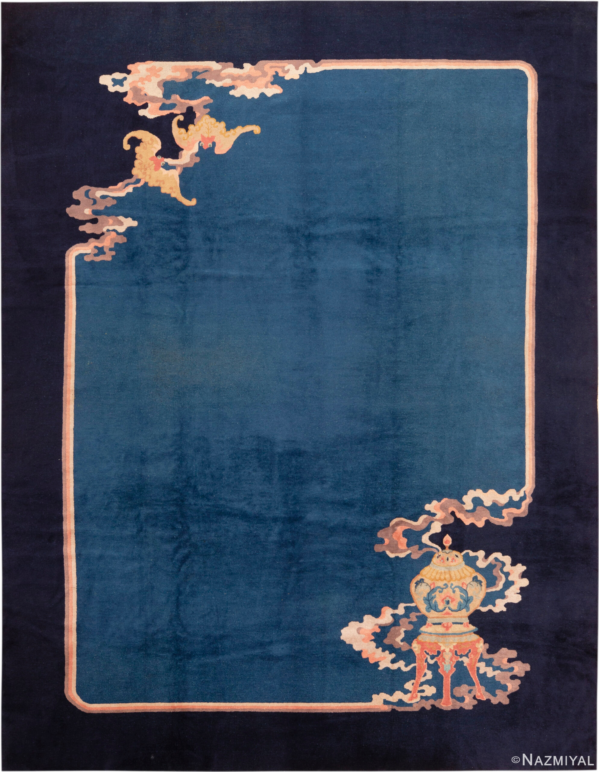 Antique Chinese Art Deco Rug 73918 by Nazmiyal Rugs