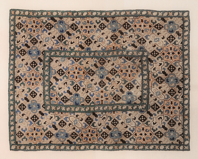 Small Antique Azerbaijan Embroidery Textile 47374