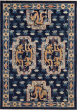 Antique Chinese Peking Dragon Rug Antique Chinese Peking Dragon Rug 73925 by Nazmiyal Rugs