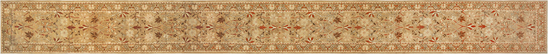 Antique Indian Amritsar Hallway Runner Rug 41971